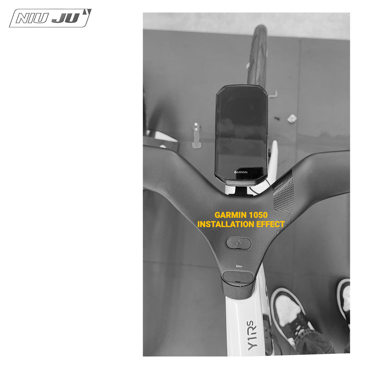 Colnago Y1RS Integrated Alloy Computer Mount | Garmin & Wahoo | Front Light & GoPro Compatible