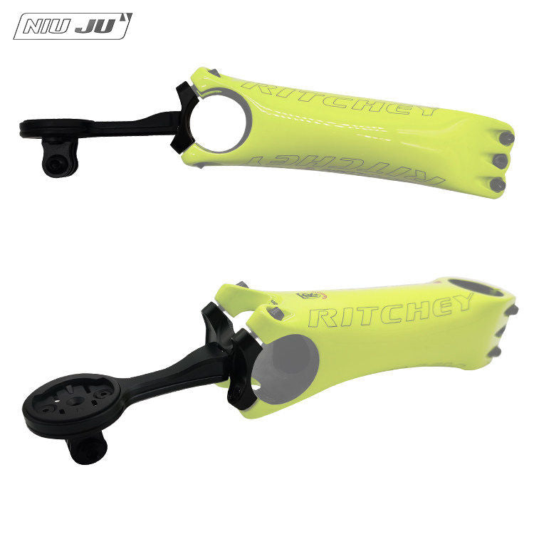 NIUJU CNC Aluminum Computer Mount for Ritchey SuperLogic C260 Carbon Stem | Garmin Wahoo