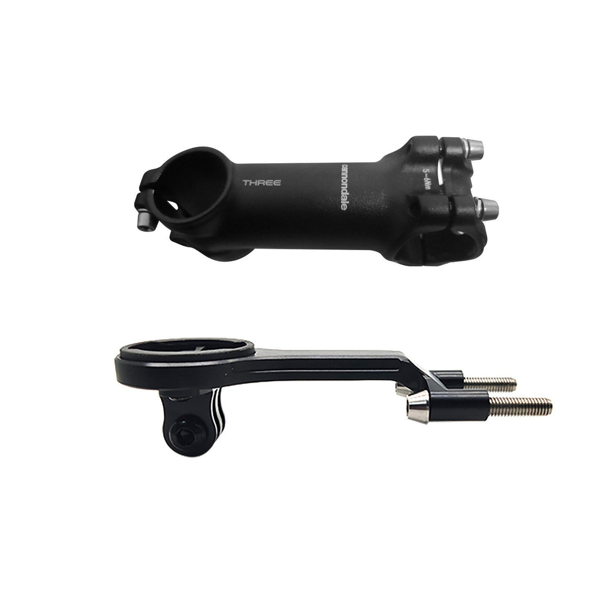 NIUJU Cannondale C3 THREE Stem Computer Mount | Ultra-Light Garmin Wahoo GoPro Mount