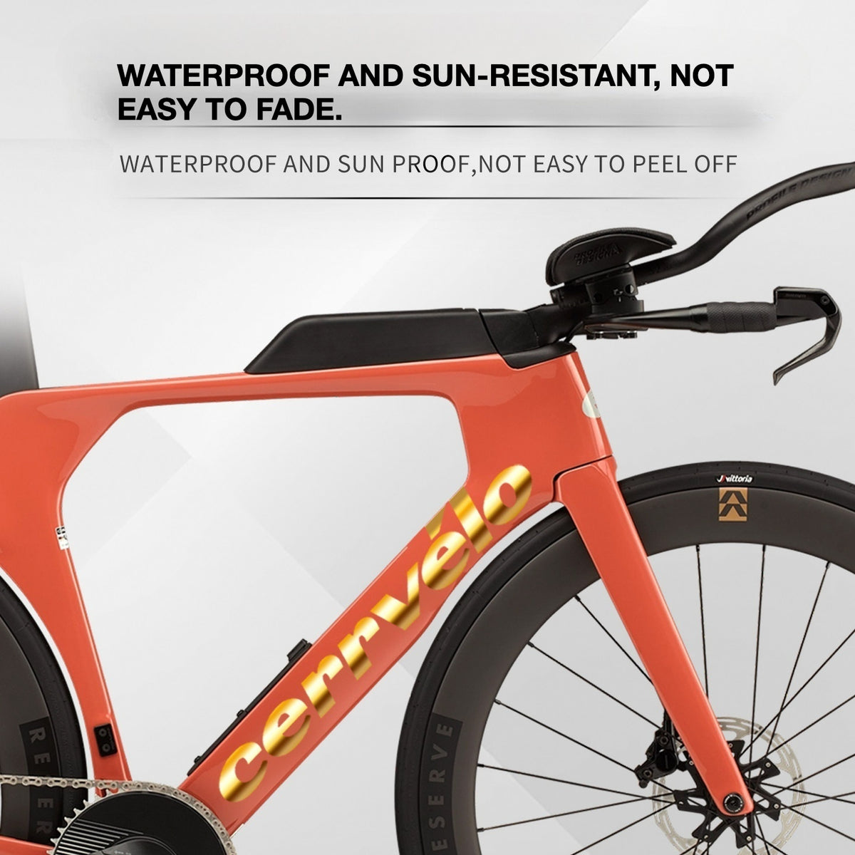 Custom OEM Logo Decals for 2026 Cervélo P-Series TT Bike Frame | Waterproof Overlay Stickers(Please leave your frame size in the order notes when placing your order.)