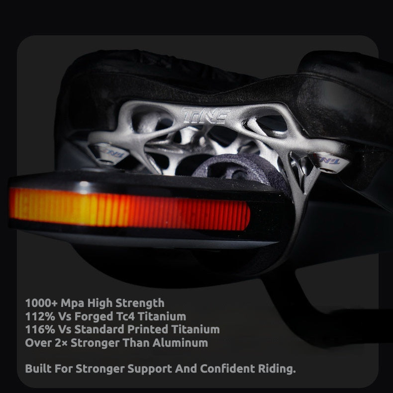 TiNE × Eclos Titanium Taillight Mount for Specialized Trek Fizik Prologo CADEX Saddles | Custom Fit Service | Ultra Light 9g