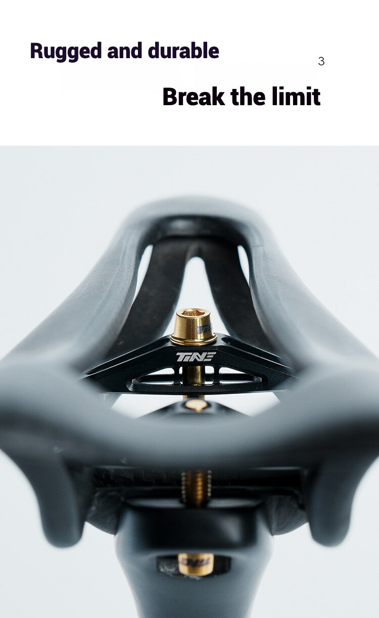 TiNE Ultra-Light 6.8g Seat Clamp & Leveling Assembly | Compatible with Specialized SL9/SL8 Aethos, Colnago & DARIMO Seatposts | CNC Titanium Precision