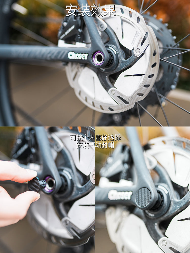 Ultra-Light Titanium Thru-Axle Set for Road Bikes - Compatible with Specialized/Roubaix/Tarmac SL6/SL7/SL8/SL9/Crux