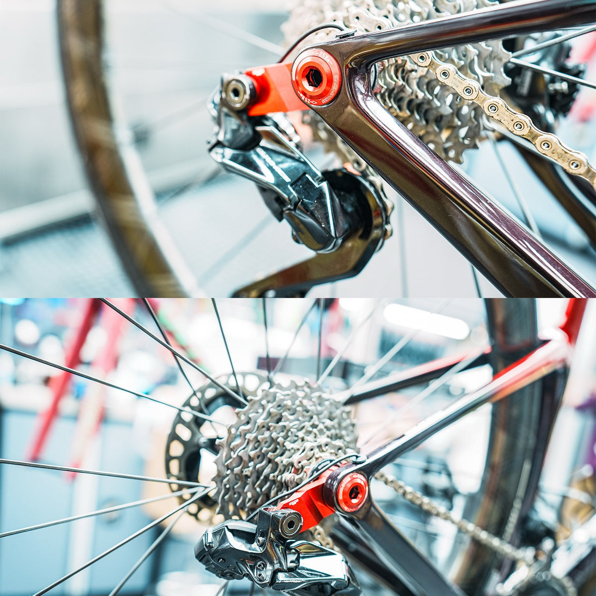CHASER Ultralight UDH Rear Derailleur Hanger for Shimano 25.8g, SRAM & Campagnolo 21.5g
