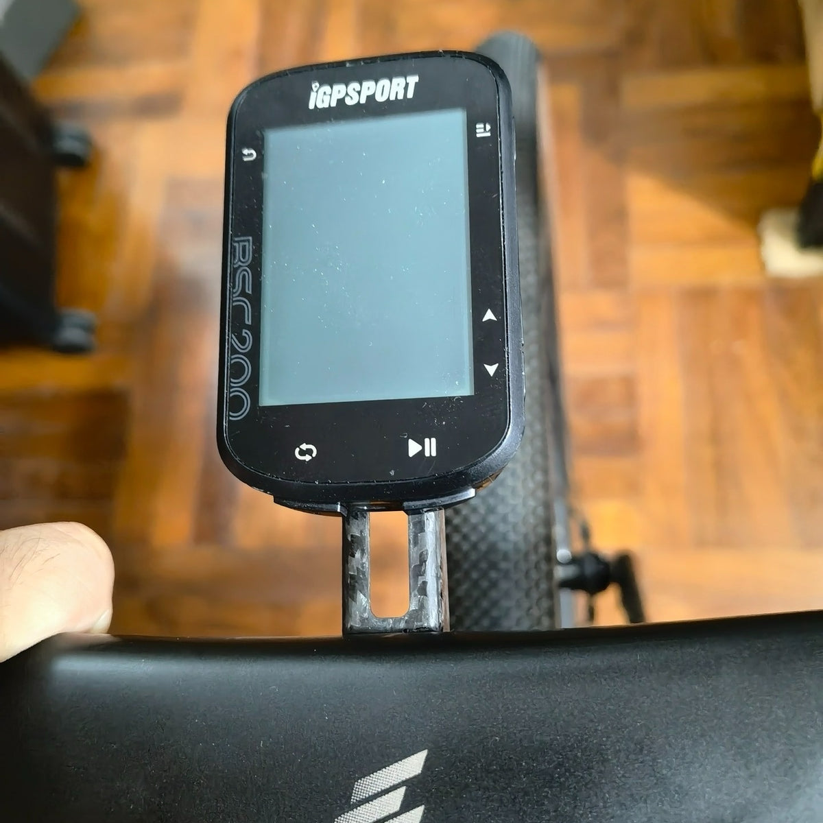 Ultralight Carbon Computer Mount for Bigrock V2 Integrated Handlebar|10g|Garmin/Wahoo/Bryton Compatible