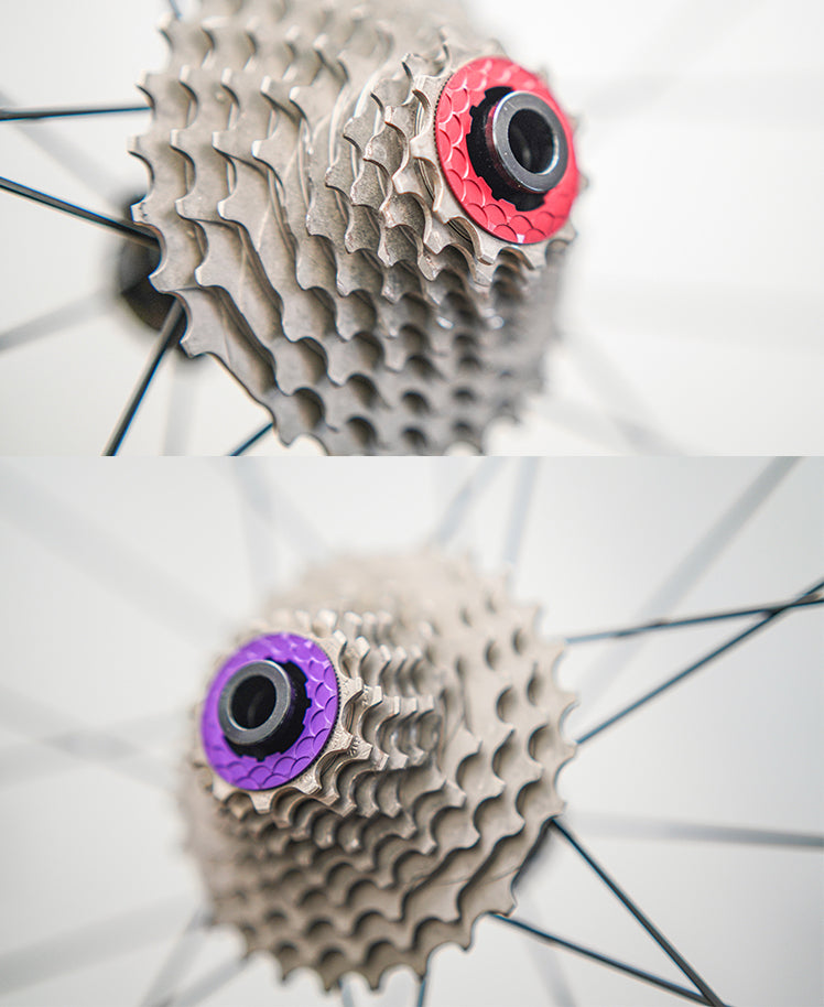 Chaser ультралегкая замковая гайка кассеты для шоссейного велосипеда Shimano - 2,9 г, CNC обработанный ALU7075