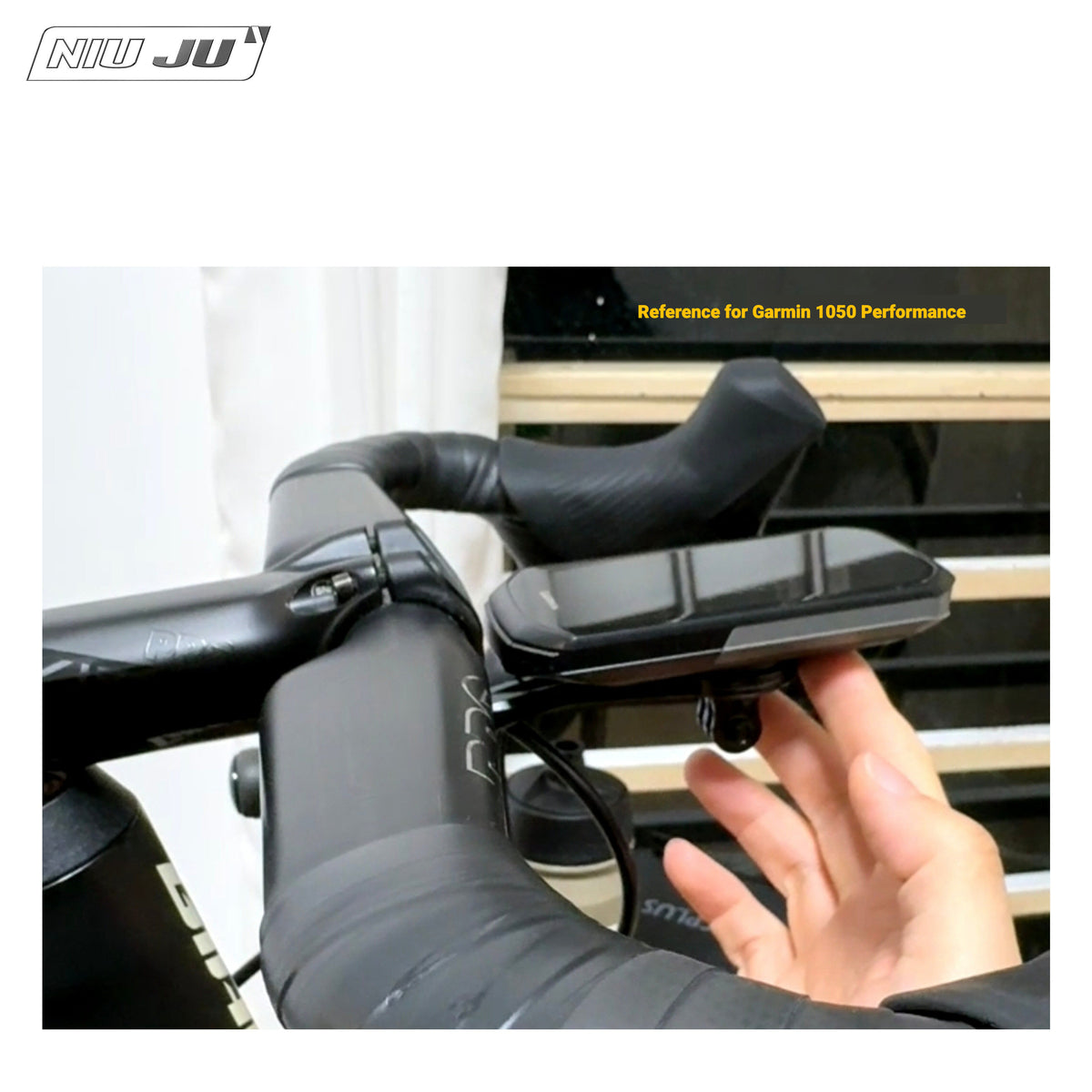 NIUJU Aluminum Computer Mount for SHIMANO PRO VIBE ALLOY Stem | Garmin Wahoo GoPro