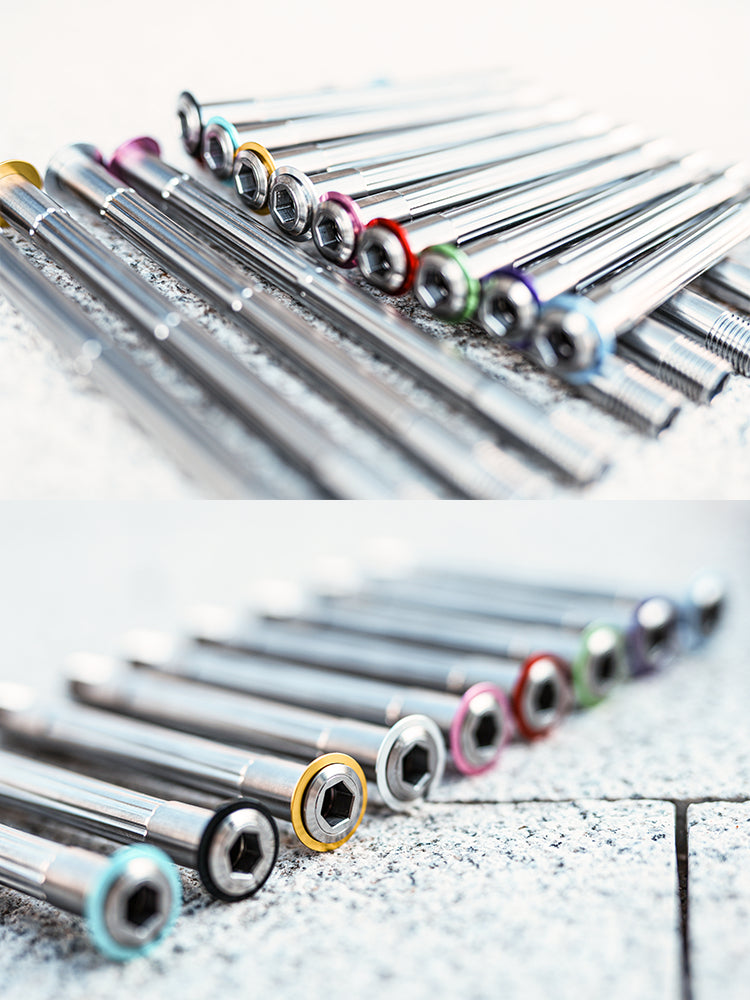 Chaser Pinarello DOGMA F Titanium Thru Axle Set – Ultra-Light 34g CNC Axles
