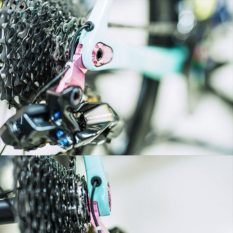 Patte de dérailleur à montage direct ultra-légère Chaser pour FACTOR O2 VAM, Ostro VAM, Gravel & Hanzo Disc – Compatible Shimano