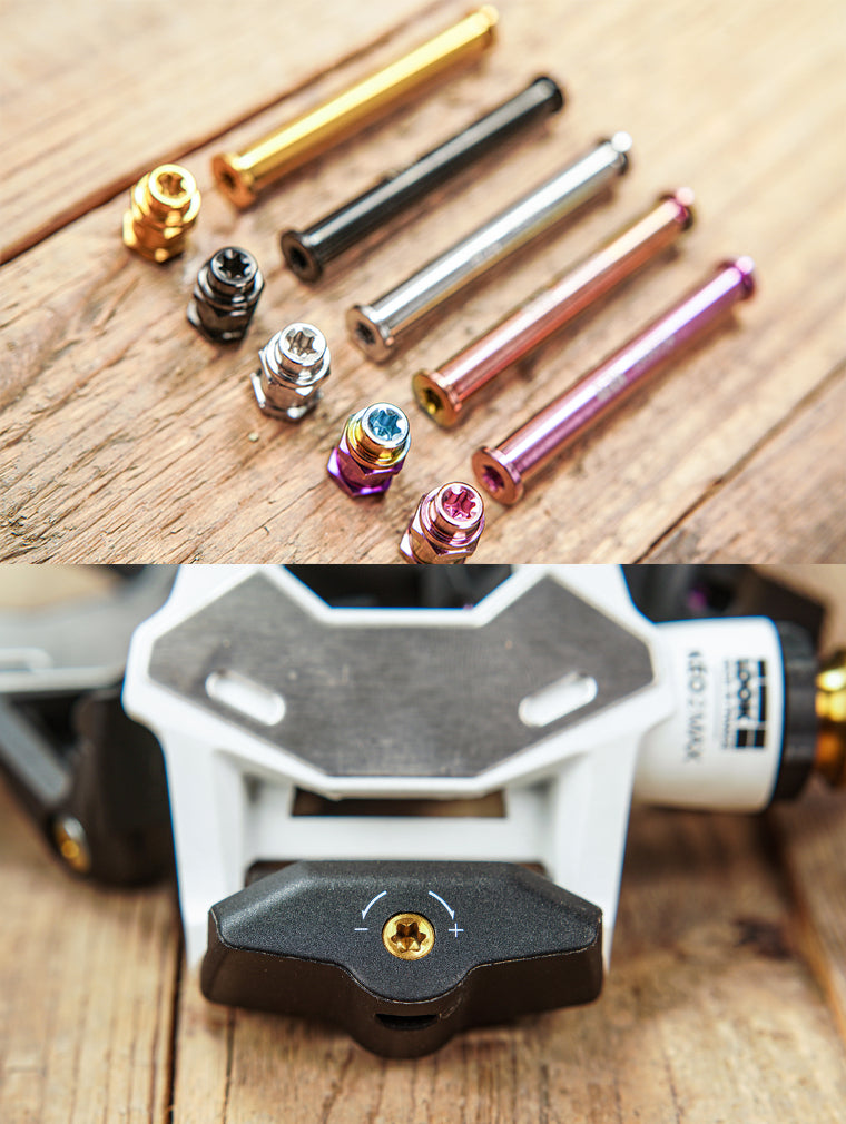 LOOK KEO2 MAX et BLADE Kit de mise à niveau léger - Solution de pédale performance en titane