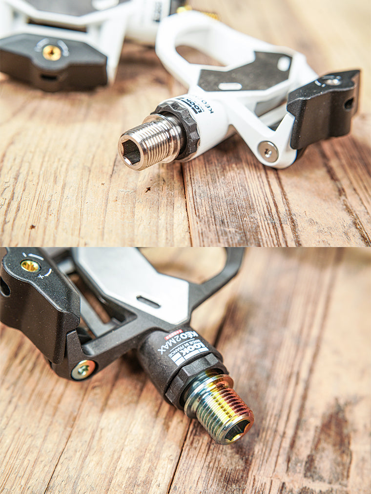 LOOK KEO2 MAX et BLADE Kit de mise à niveau léger - Solution de pédale performance en titane