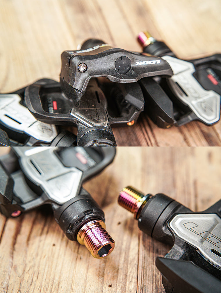 LOOK KEO2 MAX et BLADE Kit de mise à niveau léger - Solution de pédale performance en titane