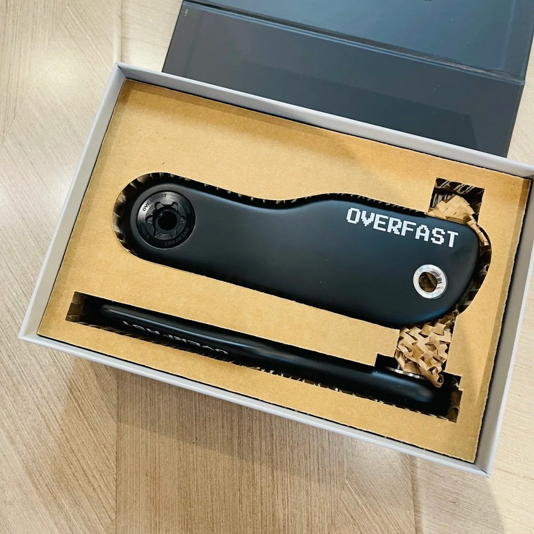 OVERFAST Aero Carbon Crankset for Road & TT Bikes | DUB / Ti24 | SRM & SIGEYI Compatible
