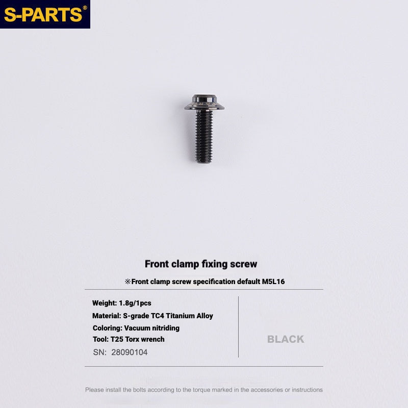S-PARTS Titanium Disc Brake Bolt Kit for MAGENE QED Hydraulic Brake System