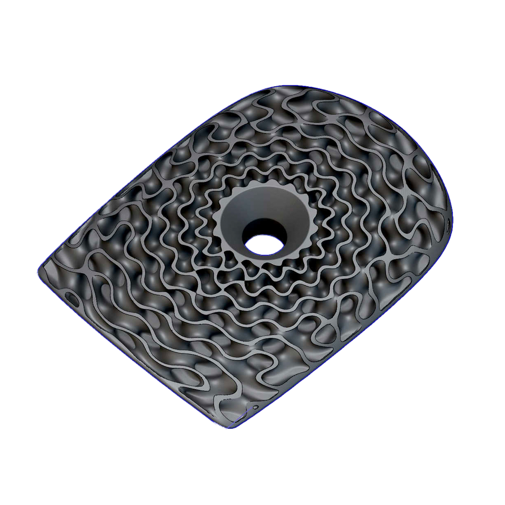 Tapa de vástago de titanio impresa en 3D, adecuada para manillares de bicicleta integrados Road Vision 5D Evo, 1 pieza