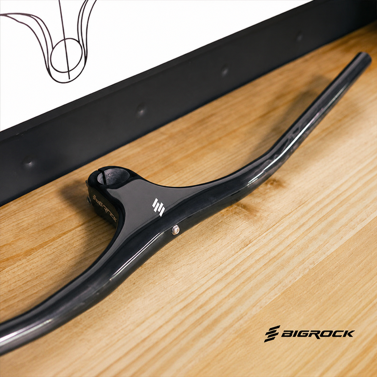 BIGROCK MT-01 / MT-02 Carbon Fiber Integrated Mountain Bike Handlebar