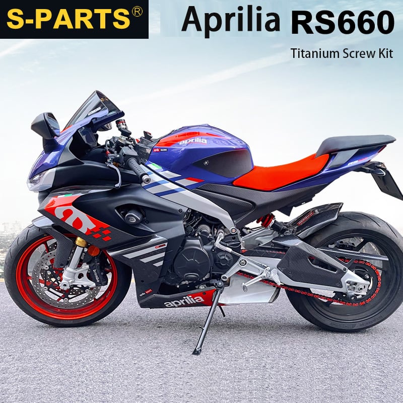 Los tornillos de aleación de titanio S-parts A3 son adecuados para los tornillos de reinstalación de la motocicleta Apulia RS660