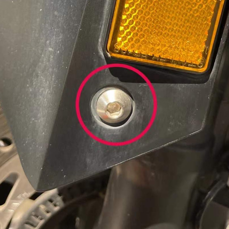 La serie de aleación de titanio S-PARTS A3 es adecuada para la modificación completa del vehículo con tornillos para motocicletas Fosha 350.
