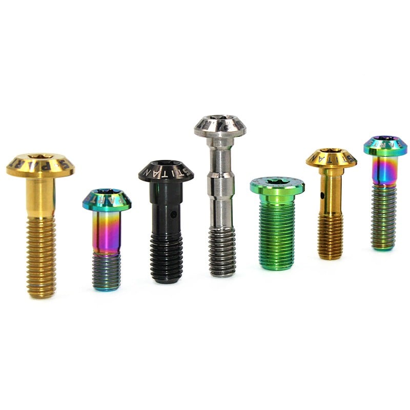 Tornillo de titanio para carrocería de bicicleta de montaña S-PARTS R9120 R8070 M9000 M8100(M6)