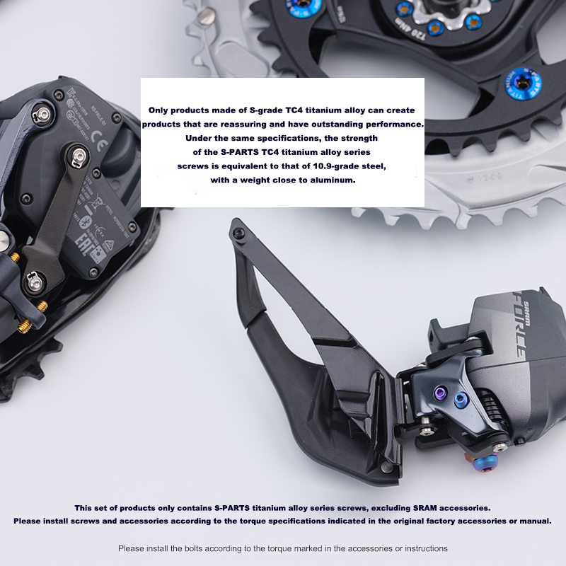 Viti del cambio in titanio S-PARTS per SRAM RIVAL AXS