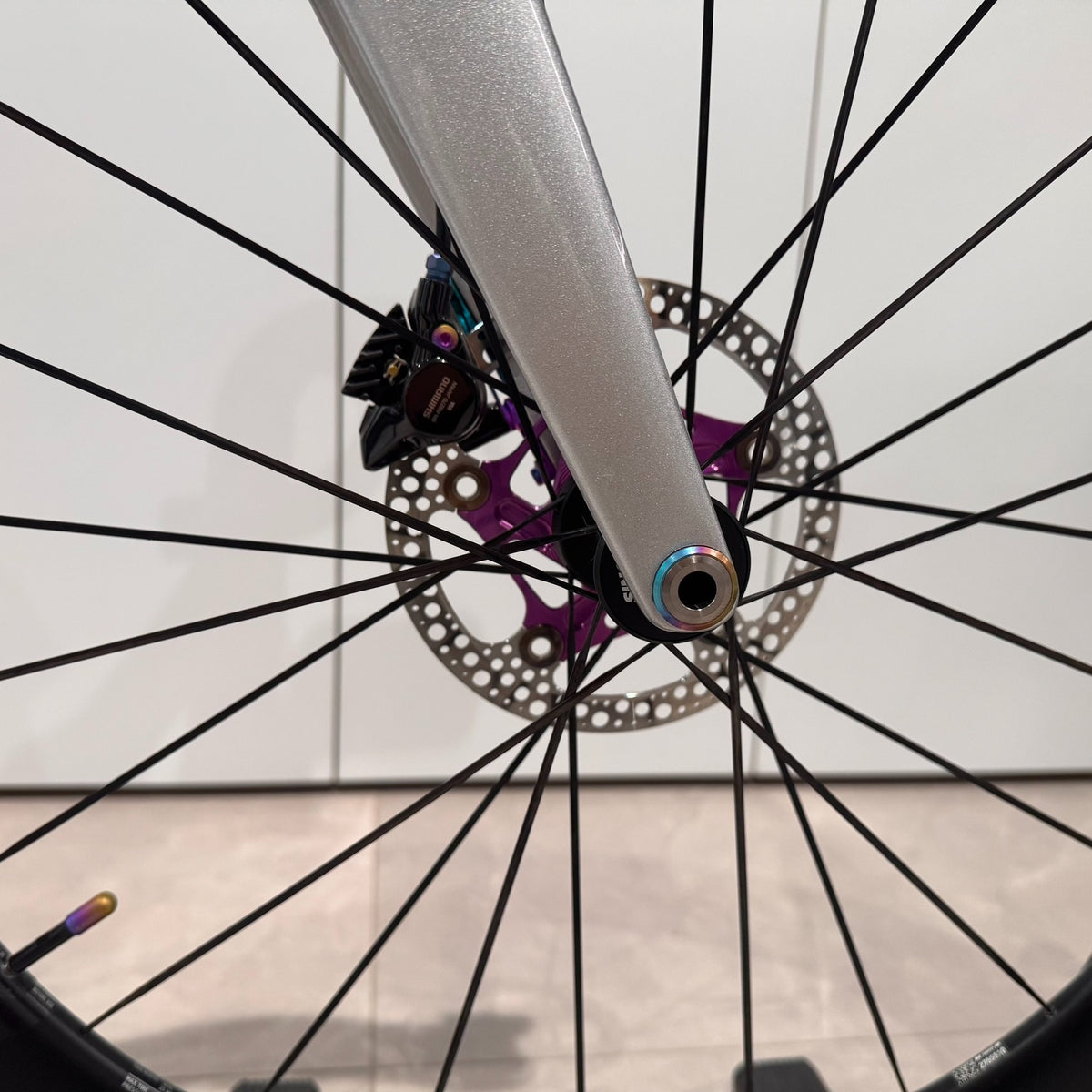 Titanium Thru Axle for Cervélo S5 – 2023–2025 Version / New 2026 Version | TC4 CNC, Mirror Polished, Custom Colors