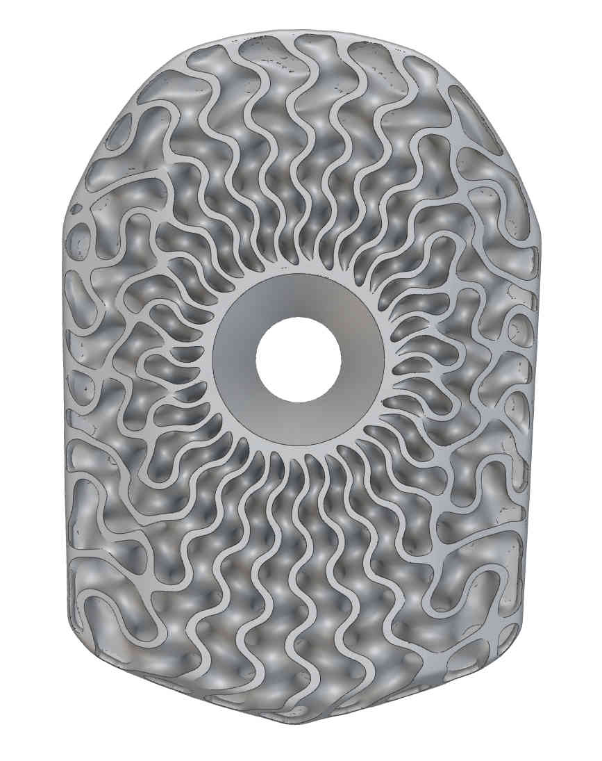 Tapa de vástago de titanio impresa en 3D, adecuada para manillares de bicicleta de carretera integrados Colnago CC01, 1 pieza