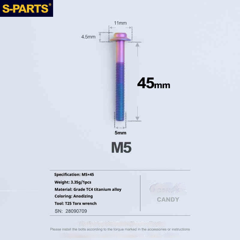 SPARTS R9270 R8150 R7170 Red Force Rival para adaptador de freno de disco de carretera Shimano Sram Perno de montaje |Tornillo de fijación de pinza de titanio