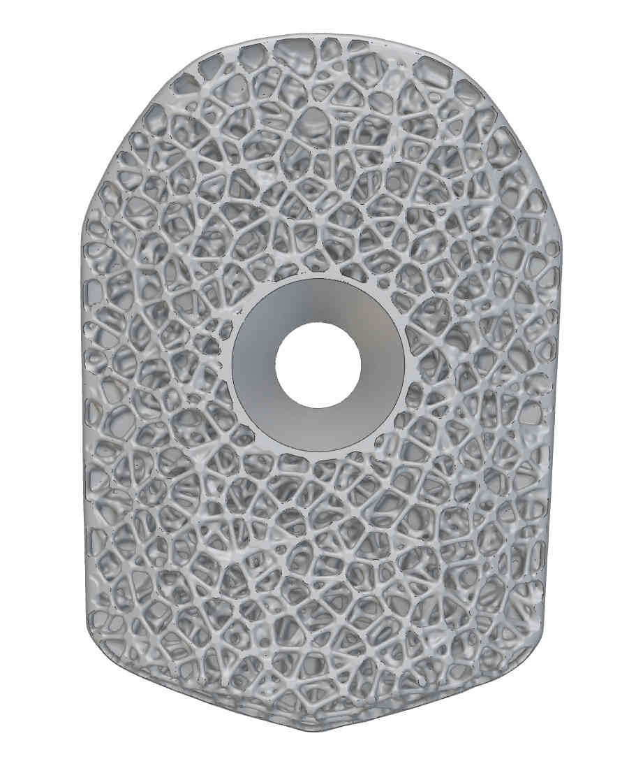 Tapa de vástago de titanio impresa en 3D, adecuada para manillares de bicicleta de carretera integrados Colnago CC01, 1 pieza