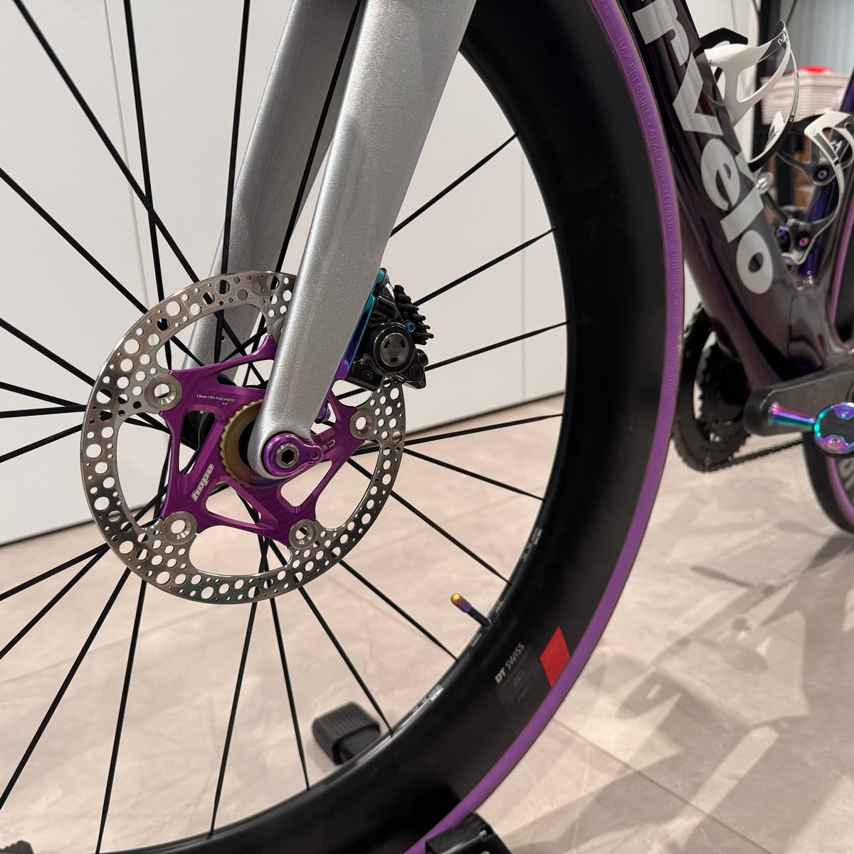 Titanium Thru Axle for Cervélo S5 – 2023–2025 Version / New 2026 Version | TC4 CNC, Mirror Polished, Custom Colors