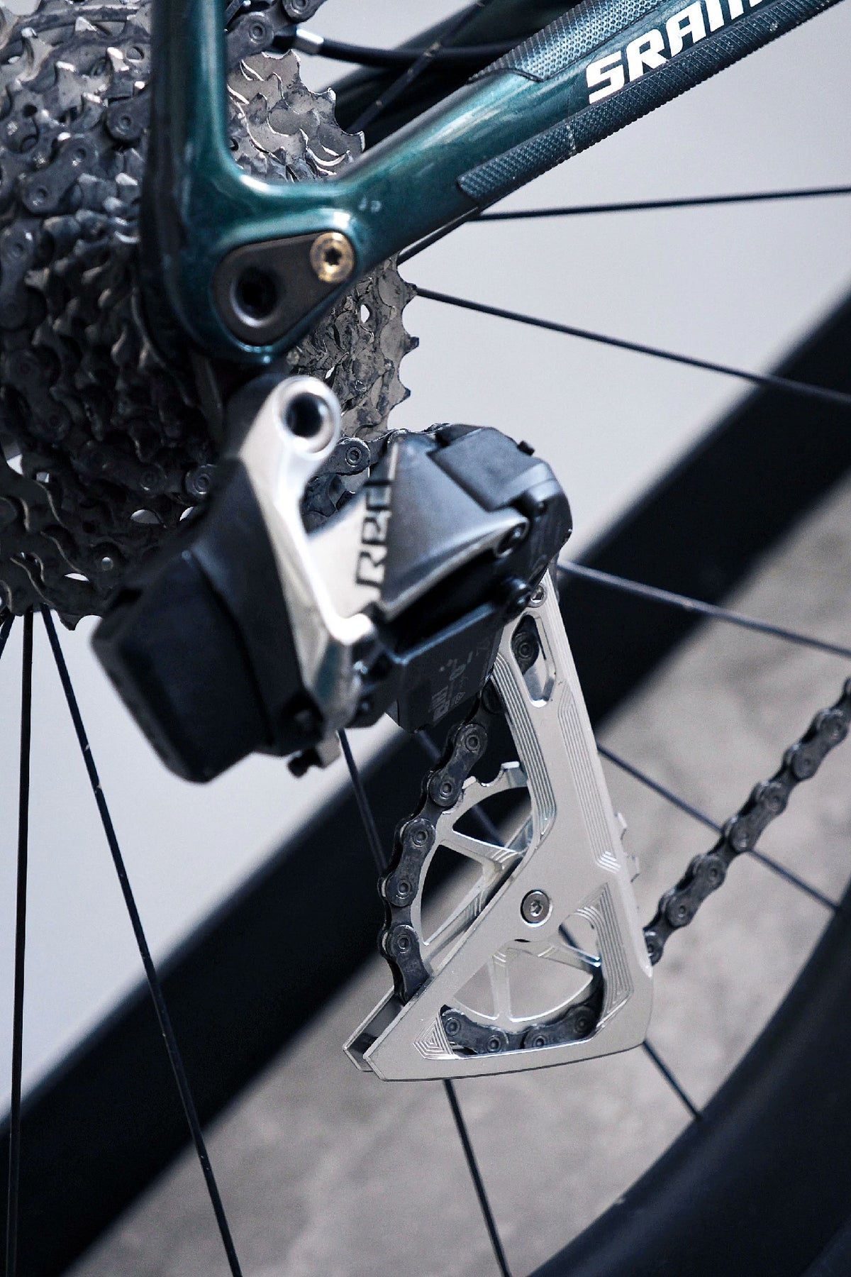 Система увеличенных шкивов SPIREX CNC для SRAM AXS - легкие титановые подшипники 14T+17T