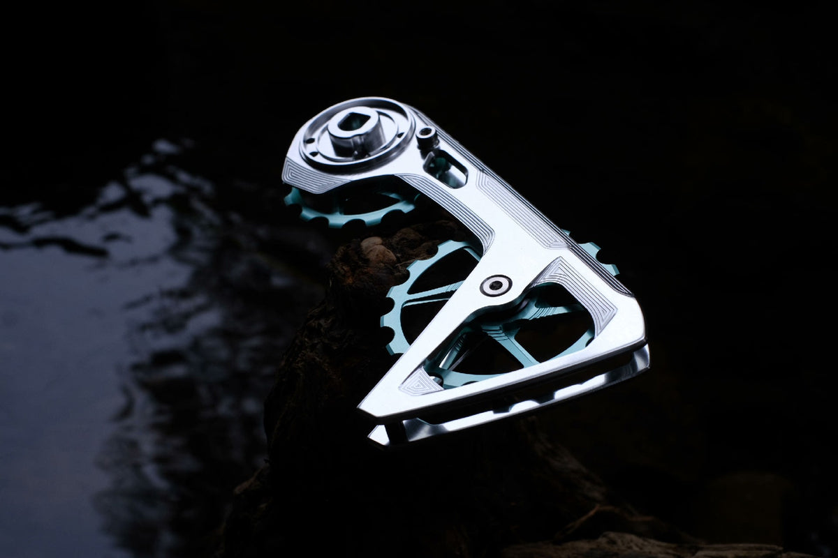 Система увеличенных шкивов SPIREX CNC для SRAM AXS - легкие титановые подшипники 14T+17T