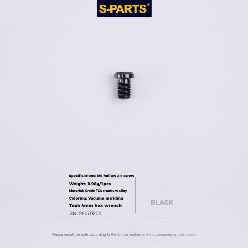 S-PARTS Tornillo de compresión para palanca de cambios de aleación de titanio, bloqueo de freno, desviador delantero y trasero para bicicleta de montaña y carretera