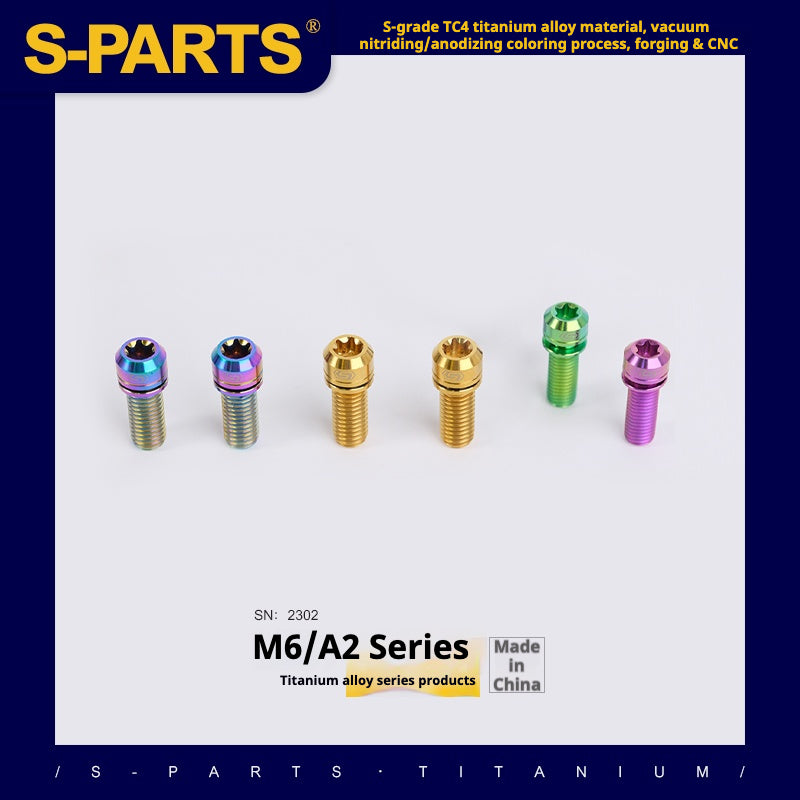Viss en titane SPARTS A2 Series M6 L10-55mm