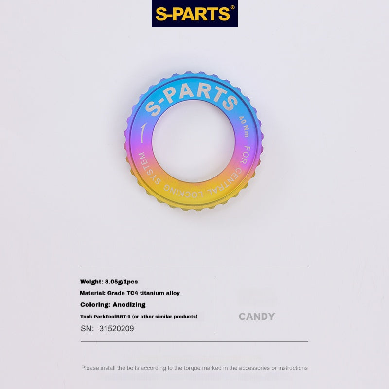 S-Parts Titanium Upgrade for Tarmac SL7 SL6/Specialized Sworks Shimano Dura Ace SRAM RED AXS/R9270 R9250 Di2 Force Project BLACK LTD/ SD Worx Screw Bolt Nut