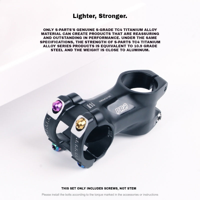 💸💸💸30% di sconto sulla serie di viti per stelo in lega di titanio S-PARTS M5 L18