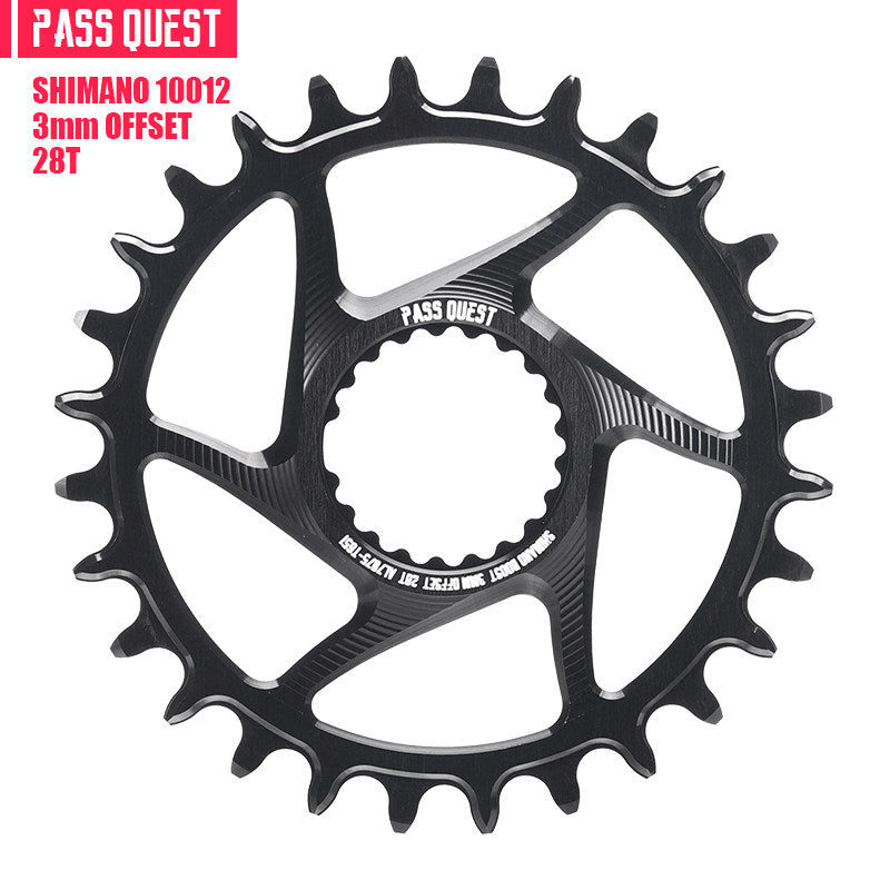 PASS QUEST Shimano Direct Mount MTB Chainring | M7100 M8100 M9100 | 3mm / 6mm Offset Narrow Wide