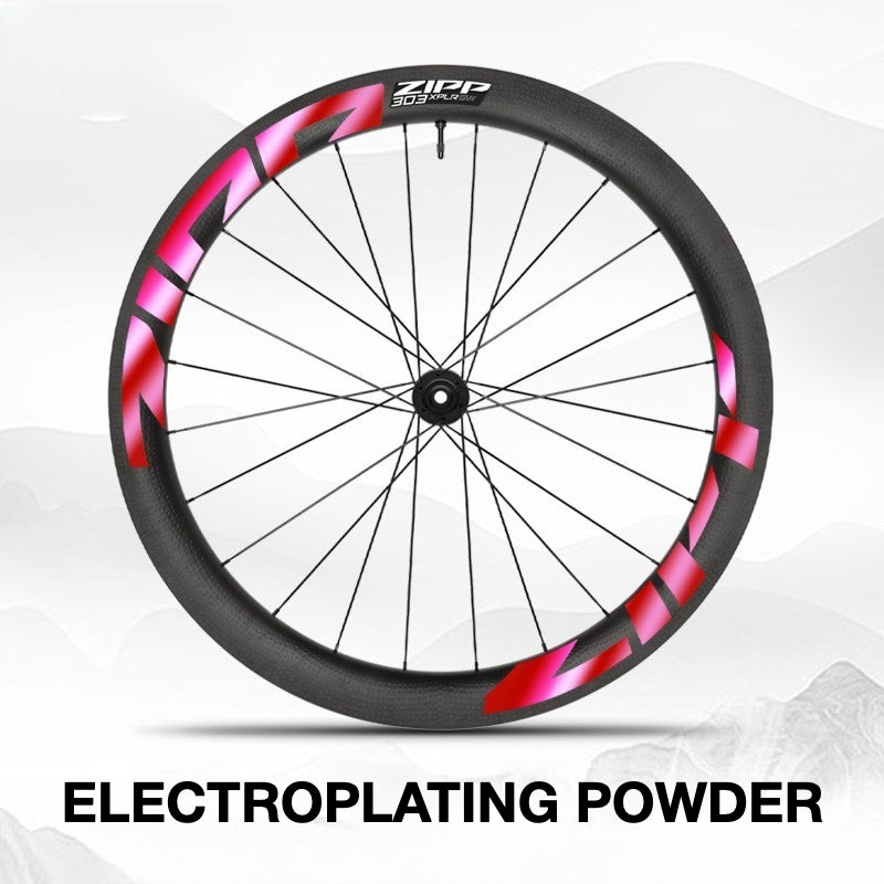 2025 ZIPP 303 XPLR SW Wheel Decal Sticker Kit – Reflective Waterproof Gravel Rim Graphics