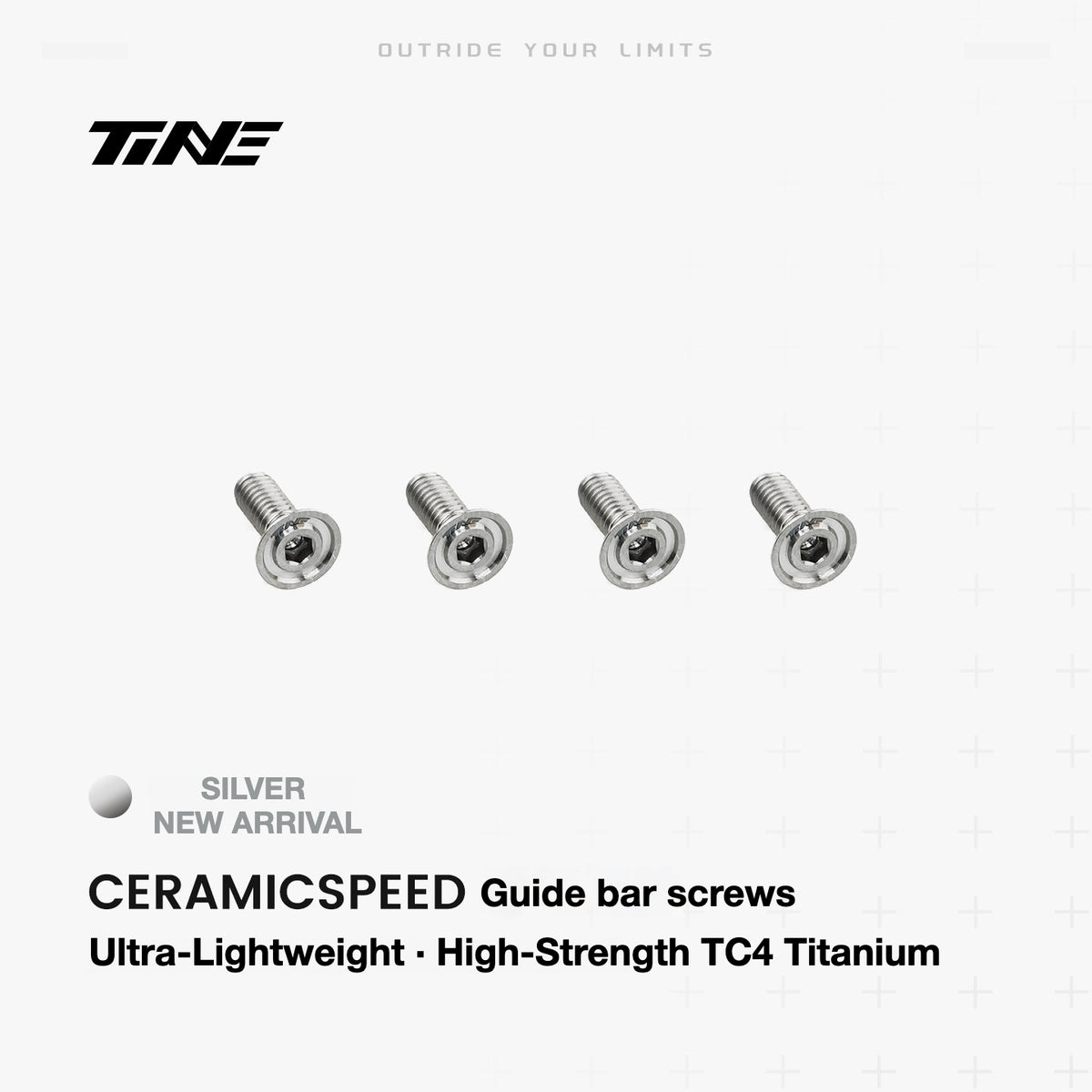 TiNE Titanium Guide Pulley Screws – CERAMICSPEED OSPW Compatible