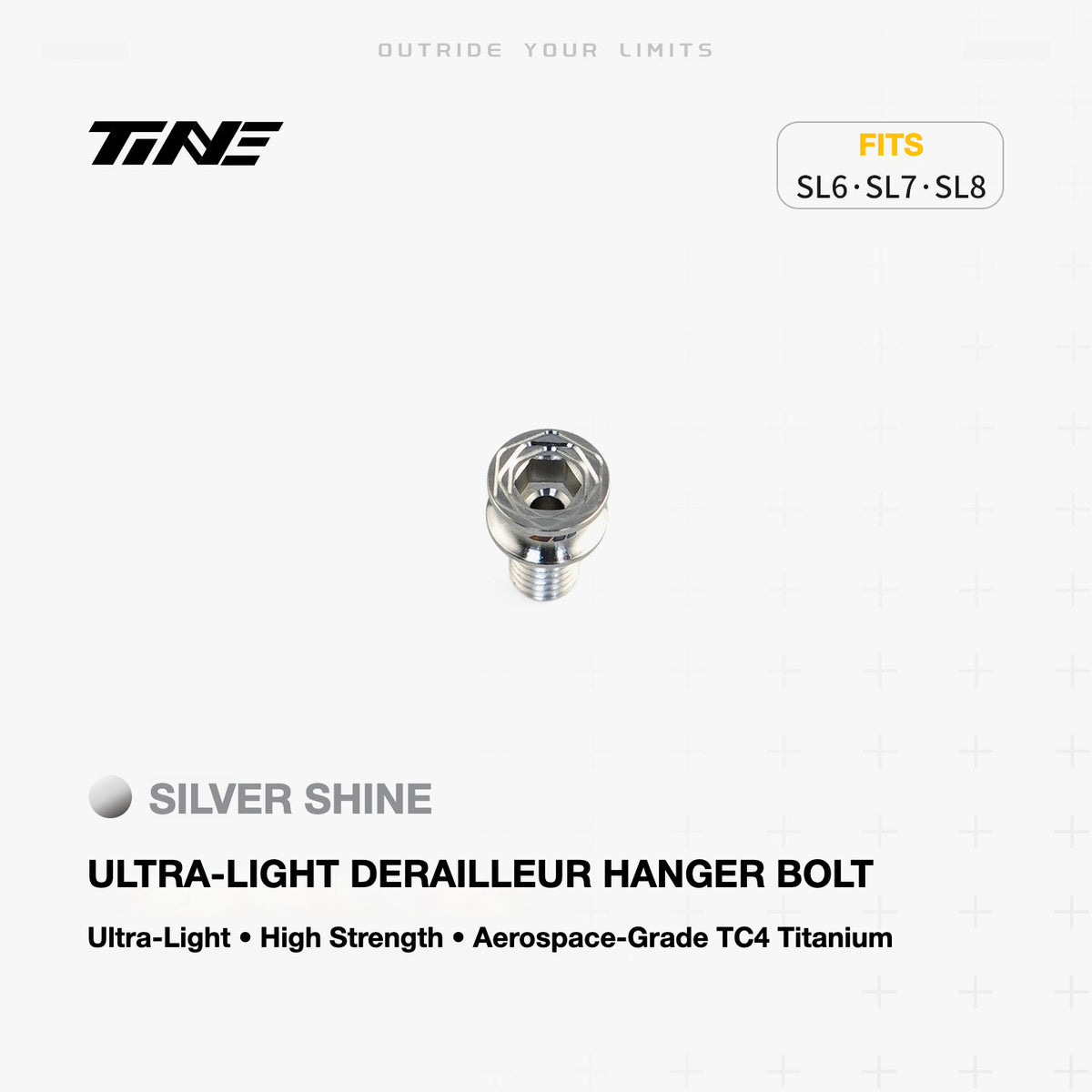TiNE Ultra-Light Titanium Rear Derailleur Hanger Bolts – Specialized Tarmac SL6 / SL7 / SL8 / SL9