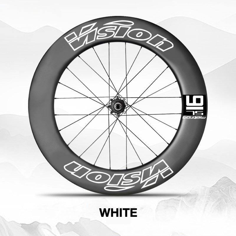 VISION METRON SL91 Single Wheel Decal Kit | Aero Carbon Rim Graphics
