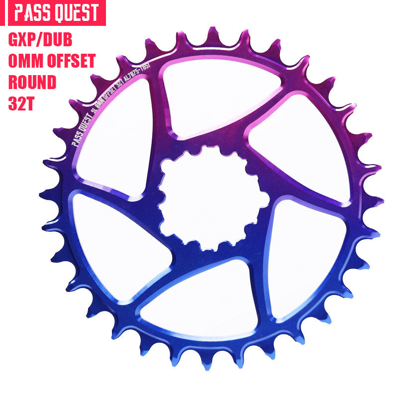PASS QUEST GXP / DUB 3-Bolt Direct Mount Narrow-Wide MTB Chainring | 0mm Offset 30T–42T