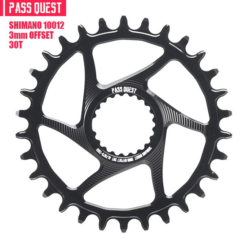 PASS QUEST Shimano Direct Mount MTB Chainring | M7100 M8100 M9100 | 3mm / 6mm Offset Narrow Wide