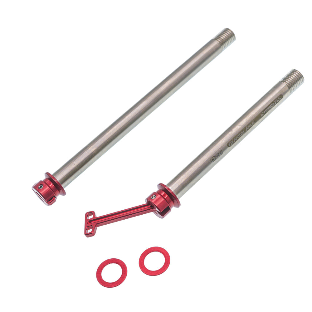 Eje pasante de liberación rápida oculto de aleación de titanio ultraligero de 12 mm para Trek Madone