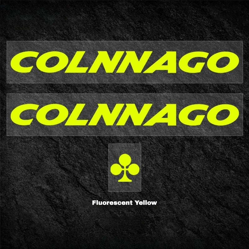Colnago V3 Frame Logo Decals | Custom Waterproof OEM Overlay Stickers