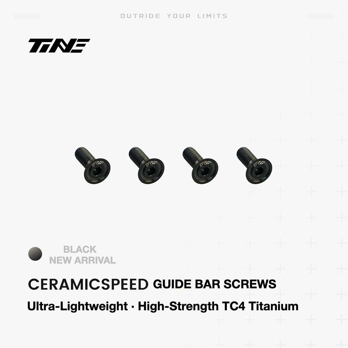 TiNE Titanium Guide Pulley Screws – CERAMICSPEED OSPW Compatible