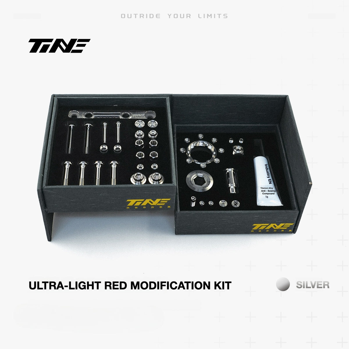 TiNE Titanium Bolt Kit for SRAM RED AXS Groupset | Complete Bike Hardware Upgrade | Save 61.3g