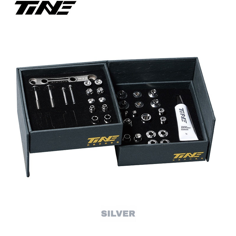 TiNE ультралегкий титановый комплект болтов для Shimano Dura-Ace 9270 / Ultegra 8170 / 105 7170 – несколько цветов