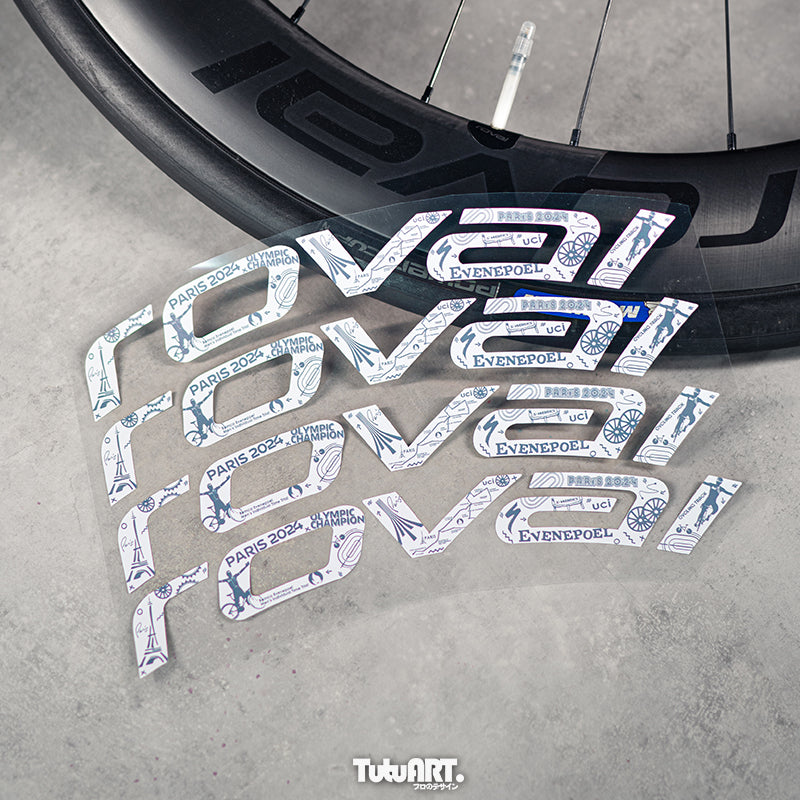 Custom Decal Wrap для колес Roval CLX2 Carbon | Ограниченная серия цветов Чемпиона | Премиальная пленка 3M | Влагозащита и легкий вес
