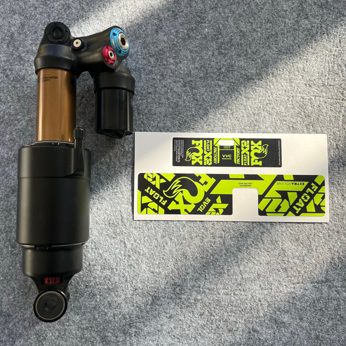 Custom Decal Kit for FOX FLOAT X2 Rear Shock | Waterproof MTB Shock Stickers | DH / AM / Full Suspension