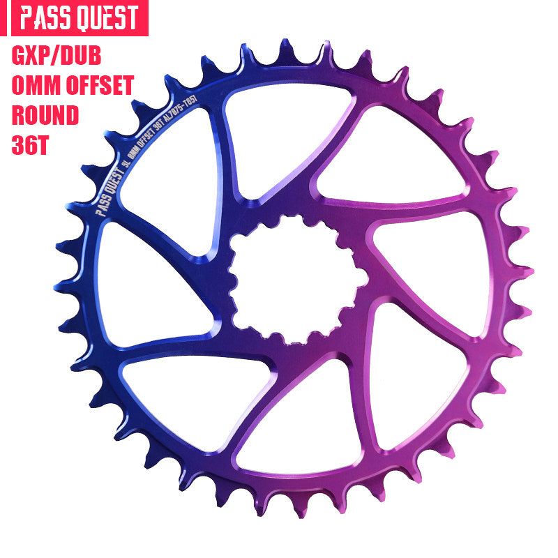 PASS QUEST GXP / DUB 3-Bolt Direct Mount Narrow-Wide MTB Chainring | 0mm Offset 30T–42T